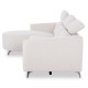 ΚΑΝΑΠΕΣ ΑΡΙΣΤΕΡΗ ΓΩΝΙΑ 3Θ ΜΕ RECLINE VALENTE HM3317.02L ΜΠΕΖ ΥΦΑΣΜΑ 275x160x104Yεκ