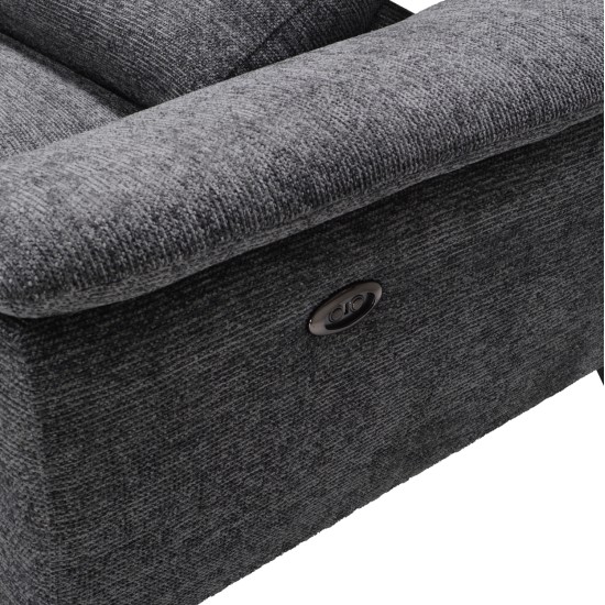 ΚΑΝΑΠΕΣ ΑΡΙΣΤΕΡΗ ΓΩΝΙΑ-ΑΝΑΚΛΙΣΗ & ΑΠΟΘ.ΧΩΡΟΣ-RESTRO HM3339.01L ΓΚΡΙ ΥΦΑΣΜΑ 284x224x76Υεκ