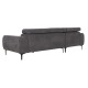 ΚΑΝΑΠΕΣ ΑΡΙΣΤΕΡΗ ΓΩΝΙΑ DIVYA HM3267.12L ΓΚΡΙ ΥΦΑΣΜΑ 260x100-174x104Υεκ.