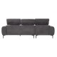 ΚΑΝΑΠΕΣ ΑΡΙΣΤΕΡΗ ΓΩΝΙΑ DIVYA HM3267.12L ΓΚΡΙ ΥΦΑΣΜΑ 260x100-174x104Υεκ.