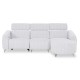 ΚΑΝΑΠΕΣ ΔΕΞΙΑ ΓΩΝΙΑ 3Θ ΜΕ RECLINE VALENTE HM3317.02R ΜΠΕΖ ΥΦΑΣΜΑ 275x160x104Yεκ