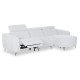 ΚΑΝΑΠΕΣ ΔΕΞΙΑ ΓΩΝΙΑ 3Θ ΜΕ RECLINE VALENTE HM3317.02R ΜΠΕΖ ΥΦΑΣΜΑ 275x160x104Yεκ