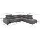 ΚΑΝΑΠΕΣ ΔΕΞΙΑ ΓΩΝΙΑ 5Θ ΜΕ RECLINE LUNARIS HM3316.01R ΓΚΡΙ ΥΦΑΣΜΑ 307x267x94Yεκ