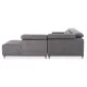 ΚΑΝΑΠΕΣ ΔΕΞΙΑ ΓΩΝΙΑ 5Θ ΜΕ RECLINE LUNARIS HM3316.01R ΓΚΡΙ ΥΦΑΣΜΑ 307x267x94Yεκ