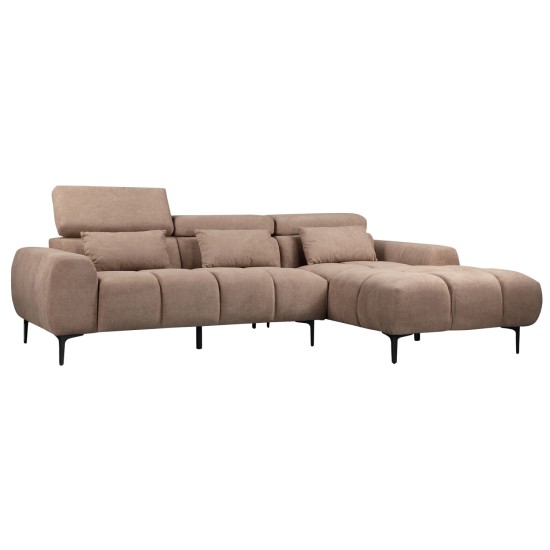 ΚΑΝΑΠΕΣ ΔΕΞΙΑ ΓΩΝΙΑ DIVYA HM3267.01R ΣΥΝΘ.SUEDE ΑΝΟΙΧΤΟ ΚΑΦΕ 264x175x99Υεκ. ΚΑΝΑΠΕΣ ΔΕΞΙΑ ΓΩΝΙΑ DIVYA HM3267.01R ΣΥΝΘ.SUEDE ΑΝΟΙΧΤΟ ΚΑΦΕ 264x175x99Υεκ.