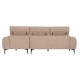 ΚΑΝΑΠΕΣ ΔΕΞΙΑ ΓΩΝΙΑ DIVYA HM3267.11R ΜΠΕΖ ΥΦΑΣΜΑ 260x100-174x104Υεκ.