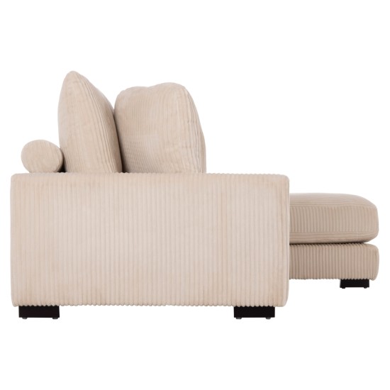 ΚΑΝΑΠΕΣ ΔΕΞΙΑ ΓΩΝΙΑ CRANFIELD HM3287.02R ΜΠΕΖ ΡΙΓΕ ΥΦΑΣΜΑ 315x167(γωνία)x67Υεκ.