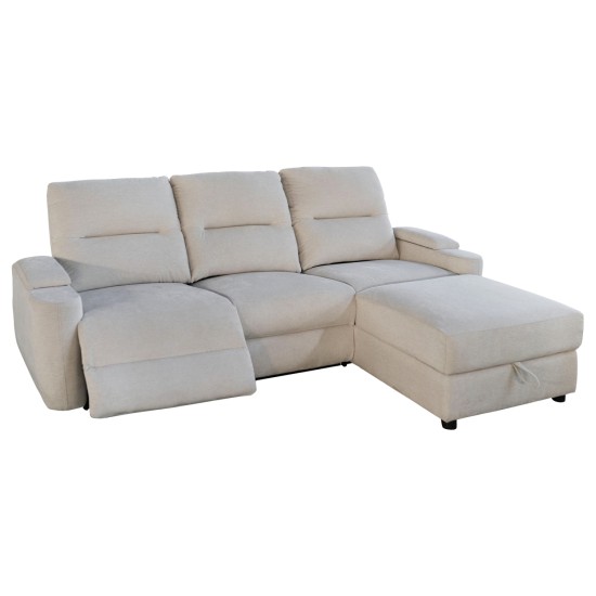 ΚΑΝΑΠΕΣ ΔΕΞΙΑ ΓΩΝΙΑ SYNTHIA HM3308.01R ΑΝΑΚΛΙΣΗ & ΑΠΟΘ.ΧΩΡΟΣ--ΜΠΕΖ 246x159x97Υεκ