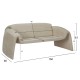 ΚΑΝΑΠΕΣ ΔΙΘΕΣΙΟΣ LAFORGE HM9680.03 ΜΕΤΑΛΛΙΚΟΣ ΣΚΕΛΕΤΟΣ-ΜΠΕΖ ΜΠΟΥΚΛΕ ΥΦΑΣΜΑ 160x80x63Υεκ. ΚΑΝΑΠΕΣ ΔΙΘΕΣΙΟΣ LAFORGE HM9680.03 ΜΕΤΑΛΛΙΚΟΣ ΣΚΕΛΕΤΟΣ-ΜΠΕΖ ΜΠΟΥΚΛΕ ΥΦΑΣΜΑ 160x80x63Υεκ.