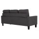 ΚΑΝΑΠΕΣ ΓΩΝΙΑ ΑΝΑΣΤΡΕΨΙΜΗ MEGGY HM3297.11 ΓΚΡΙ ΥΦΑΣΜΑ 184.5x75-129x86Yεκ.