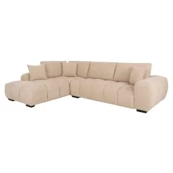 ΚΑΝΑΠΕΣ ΓΩΝΙΑ (ΑΡΙΣΤΕΡΗ) COVEN HM3266.01L ΕΚΡΟΥ ΥΦΑΣΜΑ 298x102-208x85Υεκ.