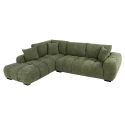 ΚΑΝΑΠΕΣ ΓΩΝΙΑ (ΑΡΙΣΤΕΡΗ) COVEN HM3266.14L ΠΡΑΣΙΝΟ ΥΦΑΣΜΑ 298x102-208x85Υεκ.