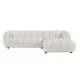 ΚΑΝΑΠΕΣ ΓΩΝΙΑ (ΔΕΞΙΑ) LYKKE HM3326.02R ΕΚΡΟΥ ΥΦΑΣΜΑ 280x89-165(η γωνία)x70Υεκ