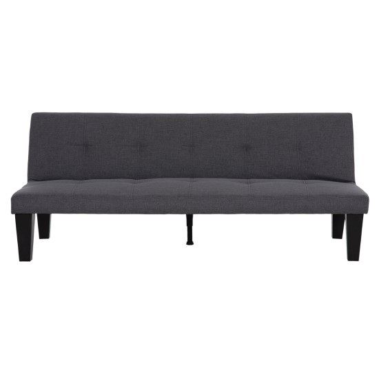 ΚΑΝΑΠΕΣ ΚΡΕΒΑΤΙ 2-ΘΕΣΙΟΣ KORO HM3304.01 ΓΚΡΙ PU ΔΕΡΜΑ 165x75x64Υεκ