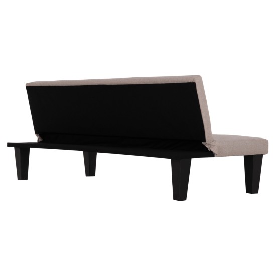 ΚΑΝΑΠΕΣ ΚΡΕΒΑΤΙ 2-ΘΕΣΙΟΣ KORO HM3304.04 ΜΠΕΖ PU ΔΕΡΜΑ 165x75x64Υεκ