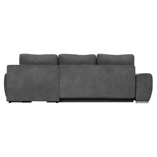 ΚΑΝΑΠΕΣ ΚΡΕΒΑΤΙ ΔΕΞΙΑ ΓΩΝΙΑ COMFYRA HM3336.01R ΓΚΡΙ ΥΦΑΣΜΑ 270x181x75Υεκ