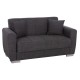 ΚΑΝΑΠΕΣ ΚΡΕΒΑΤΙ POLYA ΔΙΘΕΣΙΟΣ ΓΚΡΙ HM3241.03 153x87x77Υεκ.