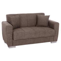 ΚΑΝΑΠΕΣ ΚΡΕΒΑΤΙ POLYA ΔΙΘΕΣΙΟΣ ΚΑΦΕ HM3241.02 153x87x77 εκ.