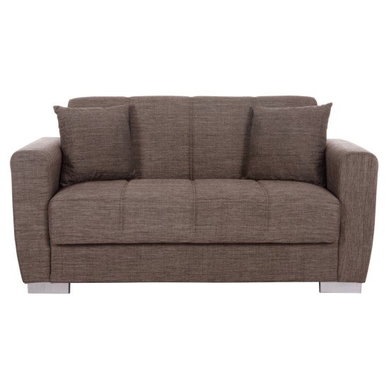 ΚΑΝΑΠΕΣ ΚΡΕΒΑΤΙ POLYA ΔΙΘΕΣΙΟΣ ΚΑΦΕ HM3241.02 153x87x77 εκ.