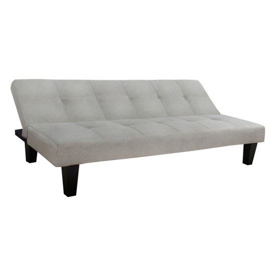 ΚΑΝΑΠΕΣ ΚΡΕΒΑΤΙ ODESSA HM3000.01 ΥΦΑΣΜΑ ΜΠΕΖ 179x80x79 εκ.