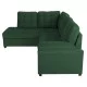 ΚΑΝΑΠΕΣ ΚΡΕΒΑΤΙ JADE HM3144.05L ΑΡΙΣΤΕΡΗ ΓΩΝΙΑ ΣΕ ΚΥΠΑΡΙΣΣΙ ΧΡΩΜΑ 250x180x88Υεκ.