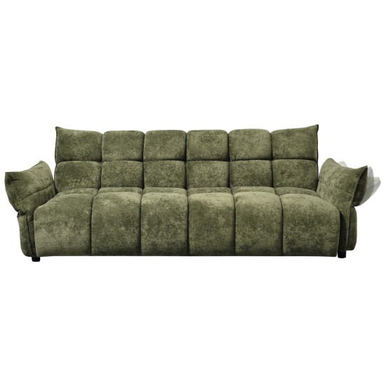 ΚΑΝΑΠΕΣ ΚΡΕΒΑΤΙ MELU HM3314.03 ΠΡΑΣΙΝΟ ΥΦΑΣΜΑ--ΚΑΘΙΣΜΑ POCKET SPRINGS 240-250x90x85Υεκ