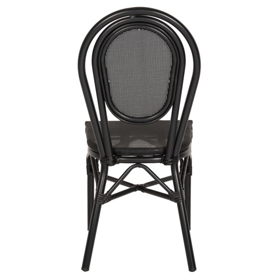 ΚΑΡΕΚΛΑ ΑΛΟΥΜΙΝΙΟΥ TRENT BAMBOO LOOK ΜΕ TEXTLINE 45x57x88 εκ. HM5052