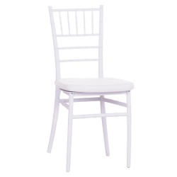 ΚΑΡΕΚΛΑ CATERING TIFFANY ΜΕ ΜΑΞΙΛΑΡΙ HM21104 ΛΕΥΚΟ ΠΟΛΥΠΡΟΠΥΛΕΝΙΟ 39x47x89Yεκ.