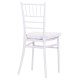 ΚΑΡΕΚΛΑ CATERING TIFFANY ΜΕ ΜΑΞΙΛΑΡΙ HM21104 ΛΕΥΚΟ ΠΟΛΥΠΡΟΠΥΛΕΝΙΟ 39x47x89Yεκ.