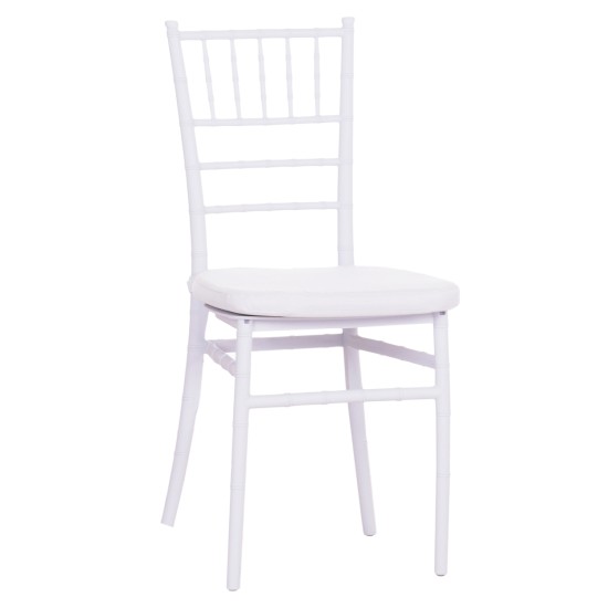 ΚΑΡΕΚΛΑ CATERING TIFFANY ΜΕ ΜΑΞΙΛΑΡΙ HM21104 ΛΕΥΚΟ ΠΟΛΥΠΡΟΠΥΛΕΝΙΟ 39x47x89Yεκ.