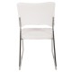 ΚΑΡΕΚΛΑ QUENTI HM1071.02 ΛΕΥΚΗ 52x60x85 εκ.