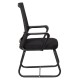 ΚΑΡΕΚΛΑ ΕΠΙΣΚΕΠΤΗ CASTER HM1228.01 PP--MESH--ΜΕΤΑΛΛΟ ΜΑΥΡΟ 46x52x94Υεκ