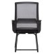 ΚΑΡΕΚΛΑ ΕΠΙΣΚΕΠΤΗ CASTER HM1228.01 PP--MESH--ΜΕΤΑΛΛΟ ΜΑΥΡΟ 46x52x94Υεκ