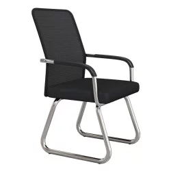 ΚΑΡΕΚΛΑ ΕΠΙΣΚΕΠΤΗ STED HM1232.01 ΜΑΥΡO MESH--ΠΟΔΙΑ/ΜΠΡΑΤΣΑ ΧΡΩΜΙΟΥ 55x59x89Υεκ