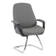 ΚΑΡΕΚΛΑ ΕΠΙΣΚΕΠΤΗ VELUM-s HM1235.10 ΓΚΡΙ PU--ΒΑΣΗ ΧΡΩΜΙΟΥ 71x60x100Υεκ.