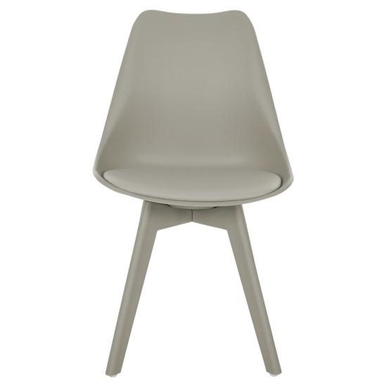 ΚΑΡΕΚΛΑ VEGAS HM0033.40 ΠΟΛΥΠΡΟΠΥΛΕΝΙΟΥ-PU-ΓΚΡΙ 48x56x82 εκ.