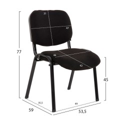 ΚΑΡΕΚΛΑ JANISHA HM1010.11 HOMEMARKT ΜΕ ΥΦΑΣΜΑ ΜΑΥΡΟ 53,5x59x77Υεκ. ΚΑΡΕΚΛΑ JANISHA HM1010.11 HOMEMARKT ΜΕ ΥΦΑΣΜΑ ΜΑΥΡΟ 53,5x59x77Υεκ.