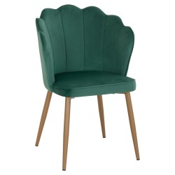 ΚΑΡΕΚΛΑ AVIE HM8737.03 ΒΕΛΟΥΔΟ ΚΥΠΑΡΙΣΣΙ ΜΕ ΜΕΤΑΛΛΙΚΟ ΧΡΥΣΟ ΣΚΕΛΕΤΟ 57.5x57.5x85 εκ.