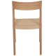 ΚΑΡΕΚΛΑ PONTUS HM9322.11 RUBBERWOOD ΜΕ ΚΑΘΙΣΜΑ ΣΧΟΙΝΙ- ΦΥΣΙΚΟ 47X52X80Υεκ.