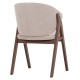 ΚΑΡΕΚΛΑ HANA HM9746.11 RUBBERWOOD ΣΕ ΜΑΥΡΟ ΧΡΩΜΑ-ΓΚΡΙ ΥΦΑΣΜΑ 55,5x60x85Yεκ.