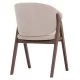 ΚΑΡΕΚΛΑ HANA HM9746.11 RUBBERWOOD ΣΕ ΜΑΥΡΟ ΧΡΩΜΑ-ΓΚΡΙ ΥΦΑΣΜΑ 55,5x60x85Yεκ.