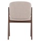 ΚΑΡΕΚΛΑ HANA HM9746.11 RUBBERWOOD ΣΕ ΜΑΥΡΟ ΧΡΩΜΑ-ΓΚΡΙ ΥΦΑΣΜΑ 55,5x60x85Yεκ.