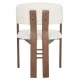 ΚΑΡΕΚΛΑ ZARRA HM9970.03 RUBBERWOOD ΣΕ ΚΑΡΥΔΙ-ΕΚΡΟΥ ΜΠΟΥΚΛΕ ΥΦΑΣΜΑ 55,5x59x81,5Υεκ