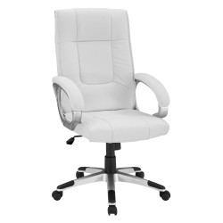 ΚΑΡΕΚΛΑ ΓΡΑΦΕΙΟΥ CHANDER HM1092.02 ΛΕΥΚΗ 63x66x116 εκ.