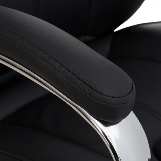 ΚΑΡΕΚΛΑ ΓΡΑΦΕΙΟΥ XAVIERE HM1096.01 ΜΑΥΡΗ 64x83x126cm