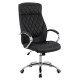 ΚΑΡΕΚΛΑ ΓΡΑΦΕΙΟΥ SHALY HM1098.01 PU ΣΕ ΜΑΥΡΟ 62x80x125Υεκ