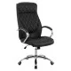 ΚΑΡΕΚΛΑ ΓΡΑΦΕΙΟΥ SHALY HM1098.01 PU ΣΕ ΜΑΥΡΟ 62x80x125Υεκ