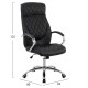 ΚΑΡΕΚΛΑ ΓΡΑΦΕΙΟΥ SHALY HM1098.01 PU ΣΕ ΜΑΥΡΟ 62x80x125Υεκ
