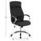 ΚΑΡΕΚΛΑ ΓΡΑΦΕΙΟΥ SHALY HM1098.01 PU ΣΕ ΜΑΥΡΟ 62x80x125Υεκ
