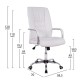 ΚΑΡΕΚΛΑ ΓΡΑΦΕΙΟΥ ANGEE HM1106.02 PU ΣΕ ΧΡΩΜΑ ΛΕΥΚΟ 58,5x70x120Yεκ